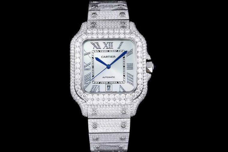 Picture of Cartier Watches Men Santos De Cartier _SKU2280cartier-39.8x92828